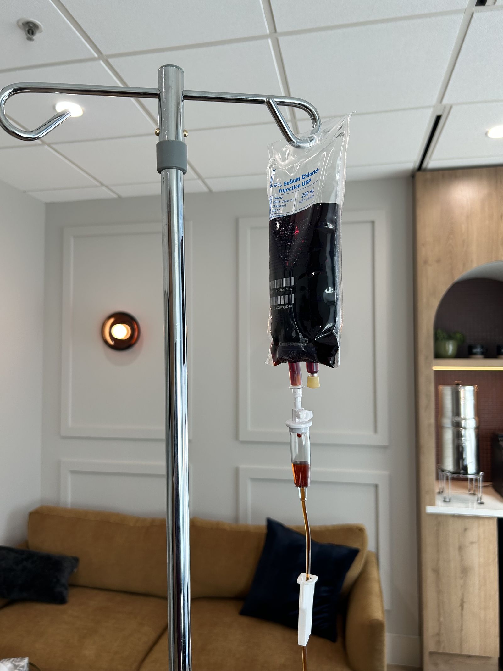 Iron infusion with Dr. Parsa Rajabi in Vancouver